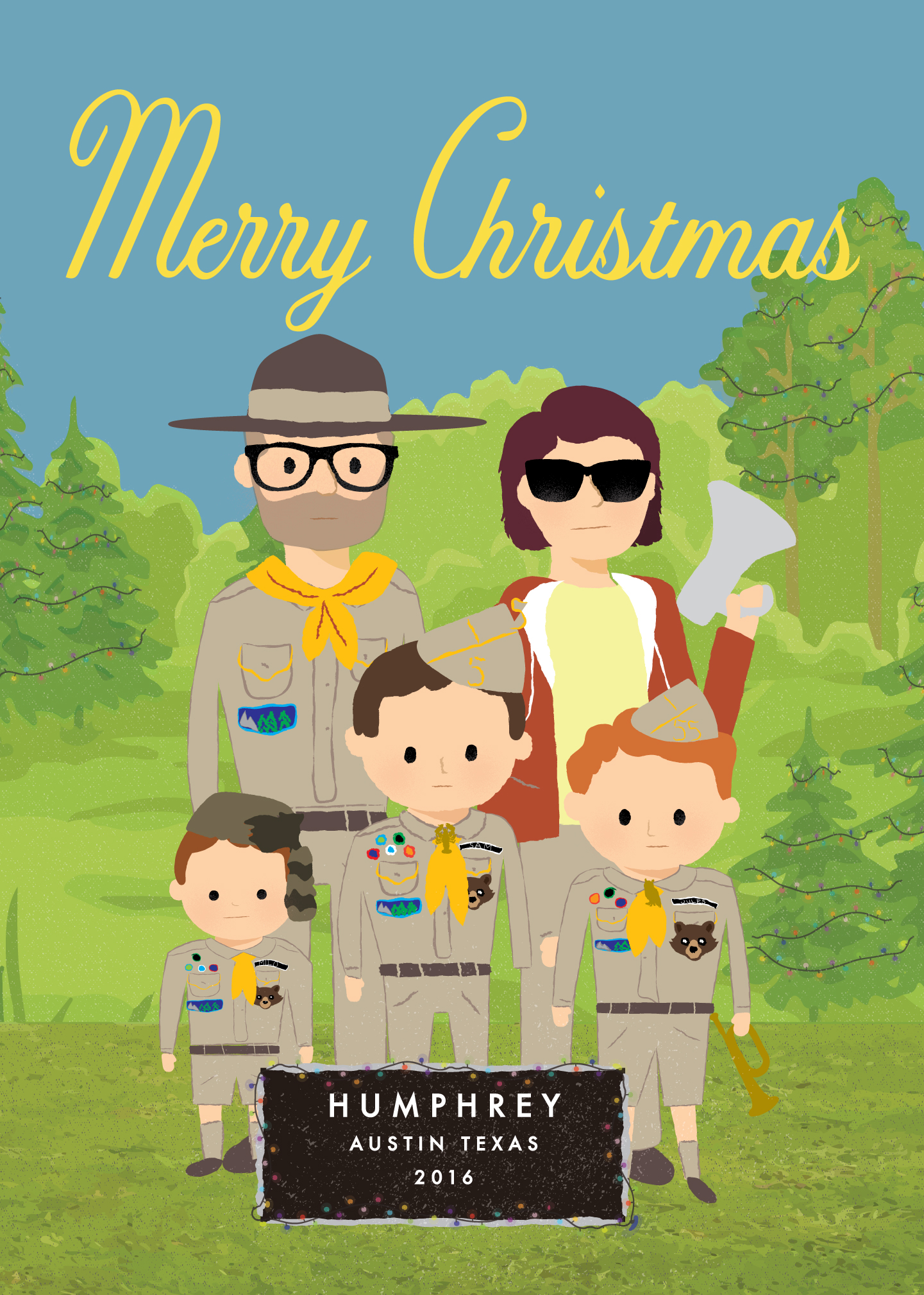 picture of Moonrise Kingdom family